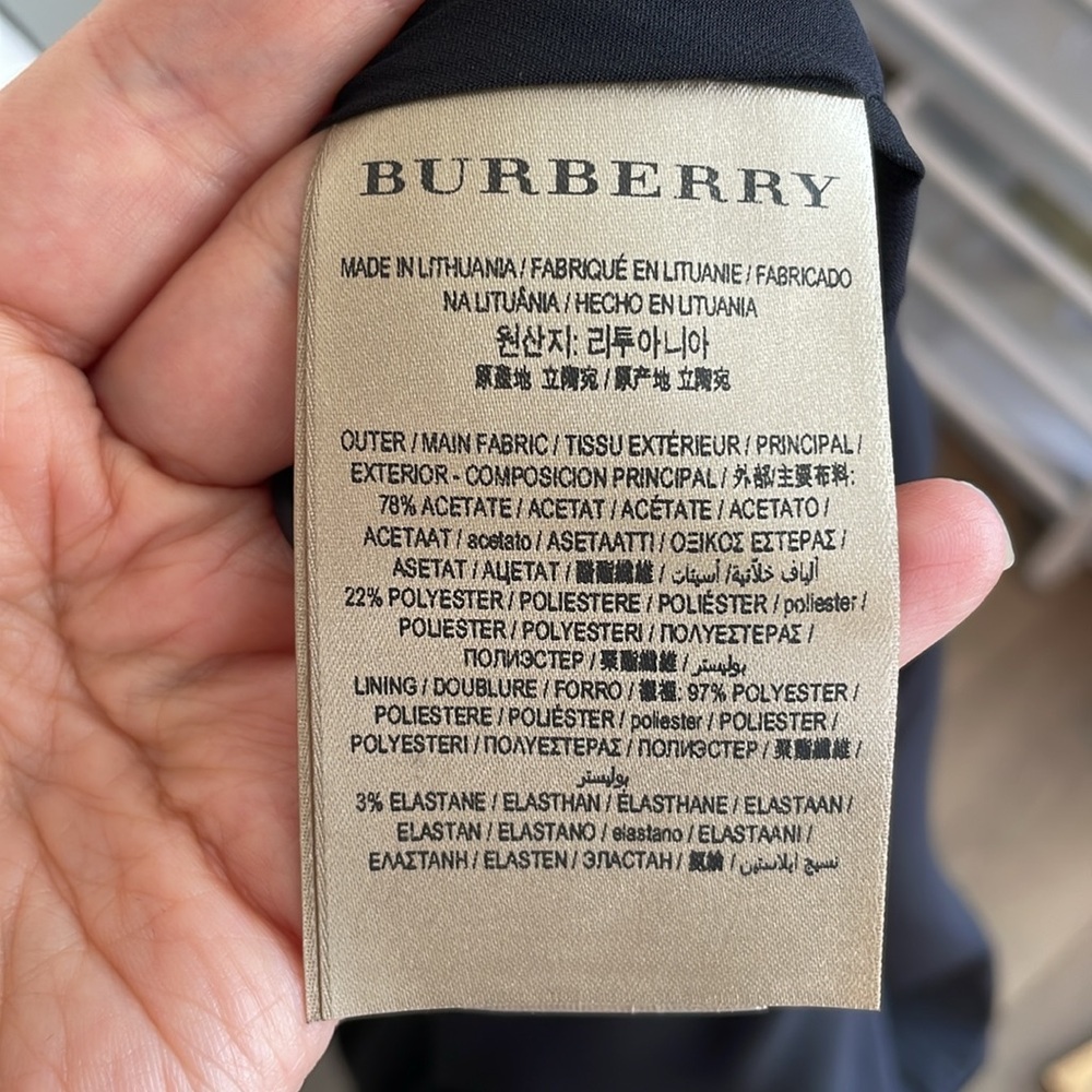 Burberry Black Uniform Sheath Dress NWT - Picture 13 of 16